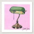 Bankers Lamp — 15×15cm, 6×6" Print only