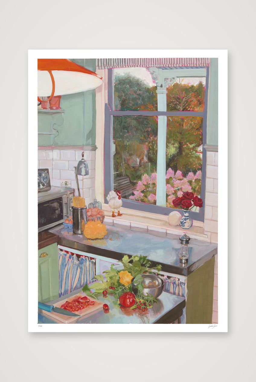 Kitchen All The Time — A3 (30×42cm, 12×17") Print only