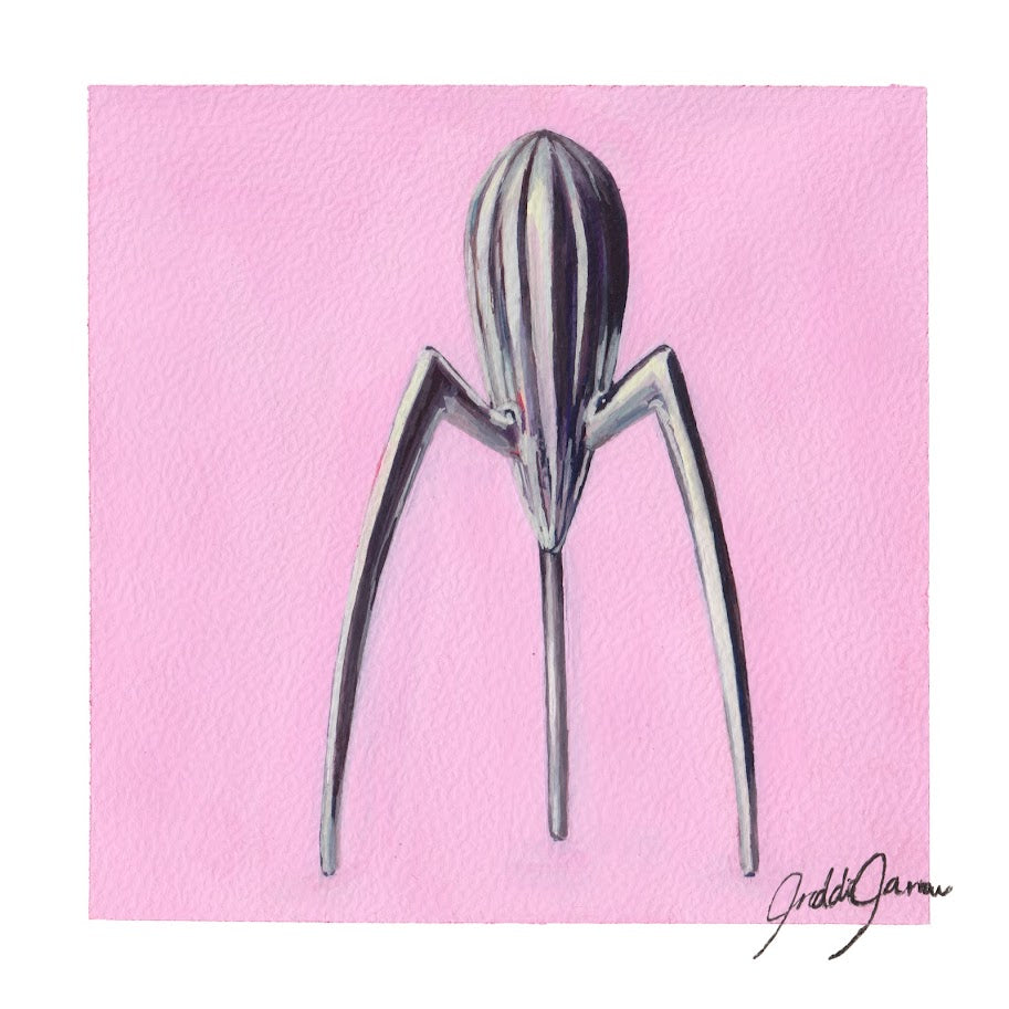 Juicy Salif by Philippe Starck for Alessi — Original Gouache Painting