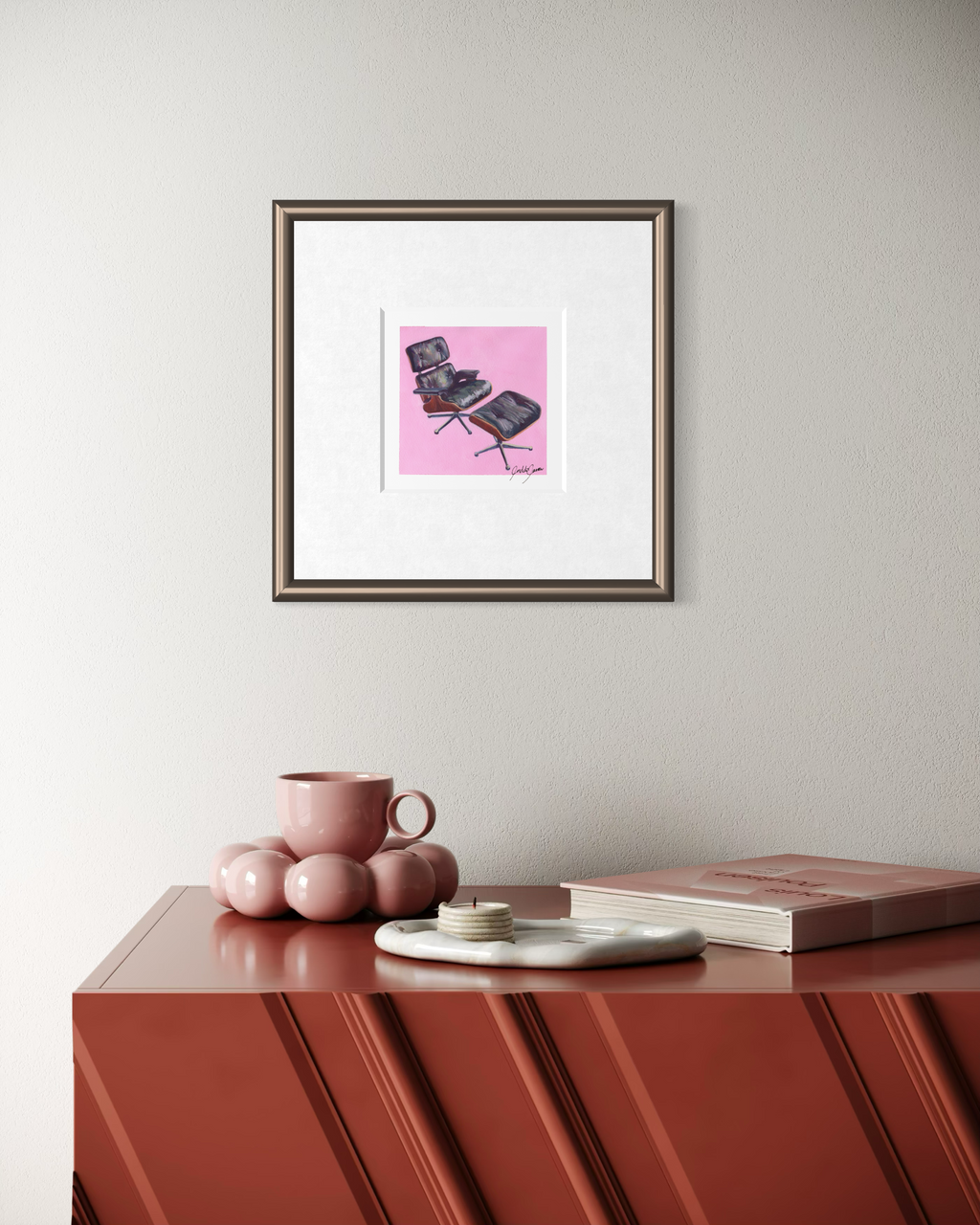 Eames Lounge Chair by Charles and Ray Eames — Fine Art Giclée Print