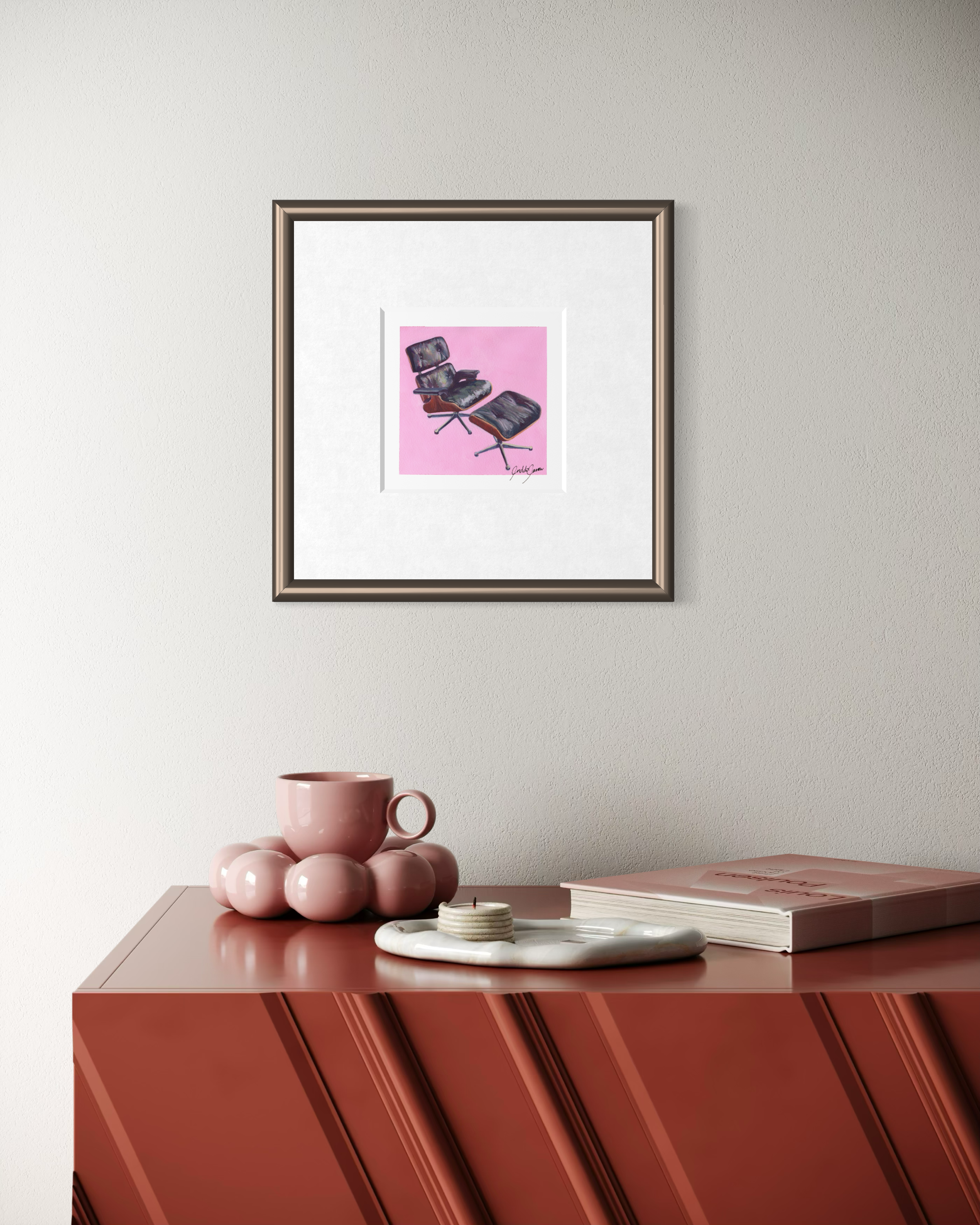 Eames Lounge Chair by Charles and Ray Eames — Fine Art Giclée Print