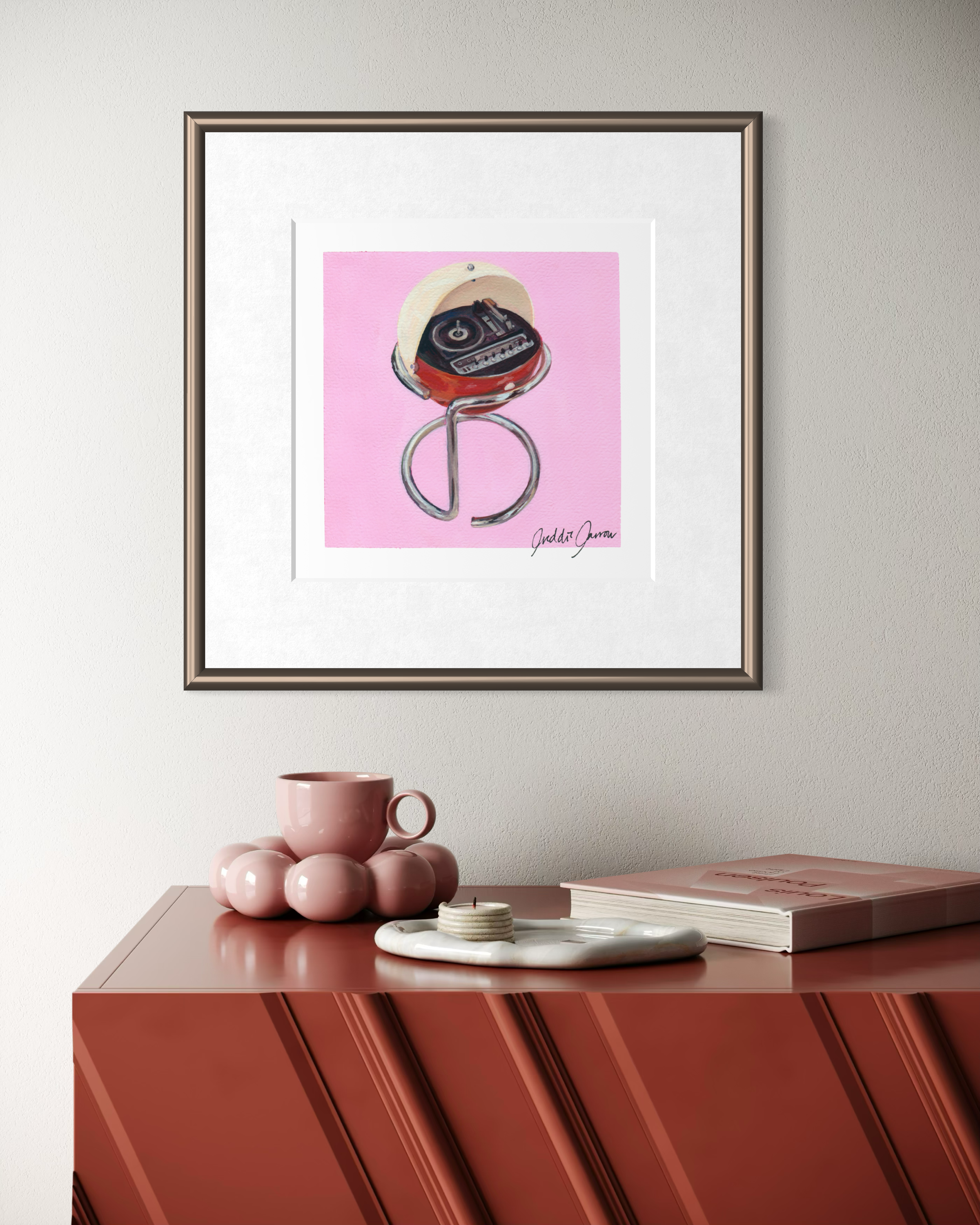 Space Age Record Player — Fine Art Giclée Print