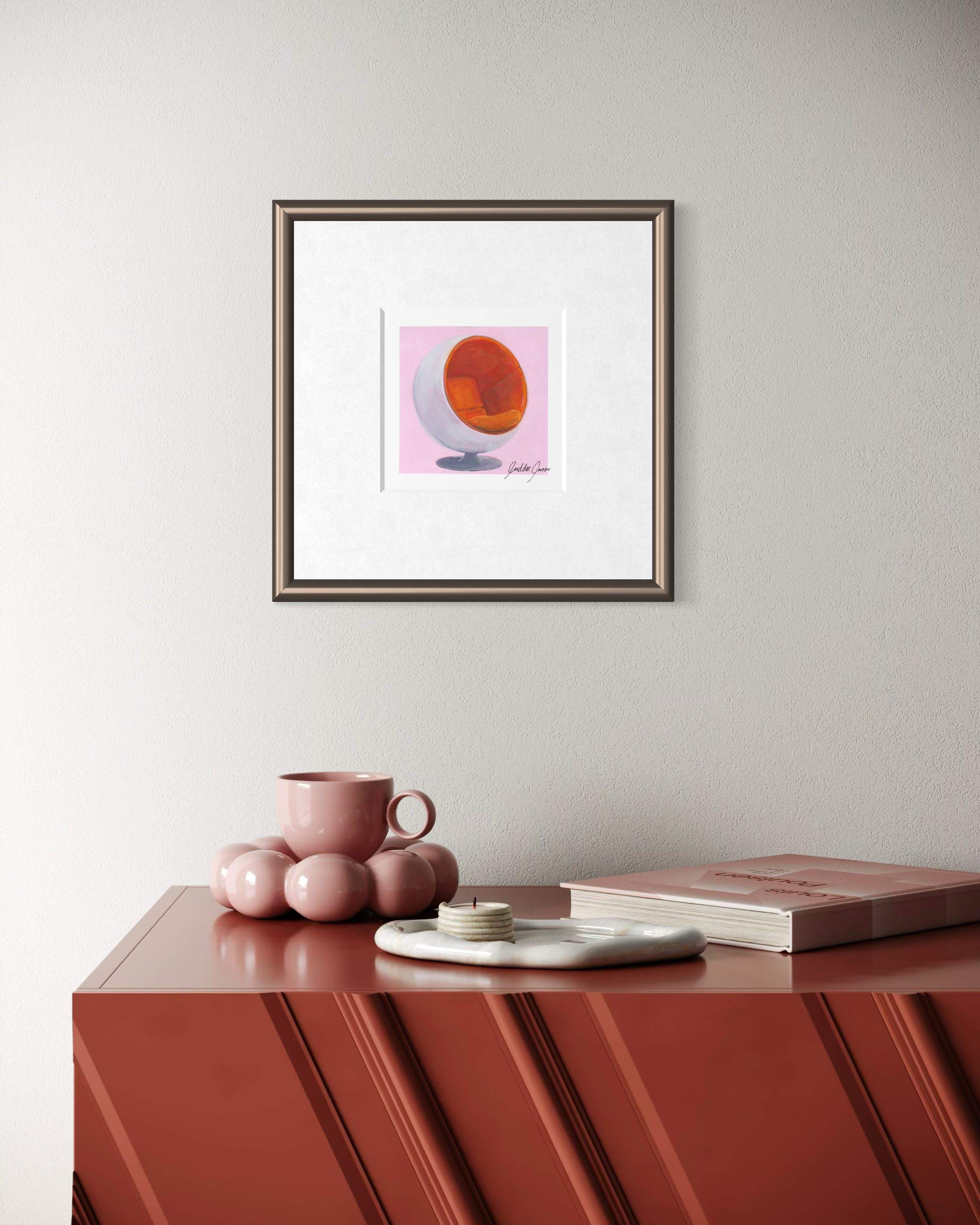 Ball Chair by Eero Aarnio — Fine Art Giclée Print